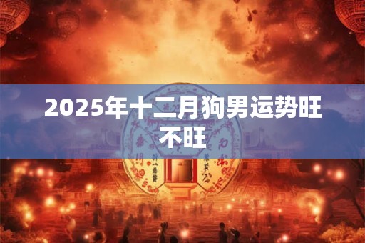2025年十二月狗男运势旺不旺