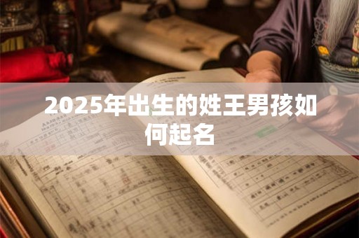 2025年出生的姓王男孩如何起名