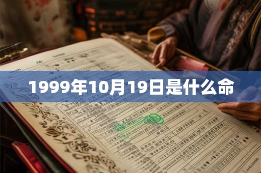 1999年10月19日是什么命