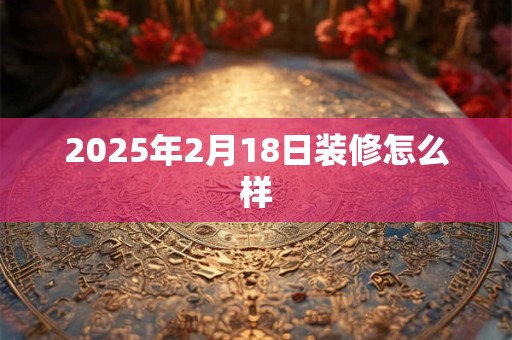 2026年2月18日装修怎么样