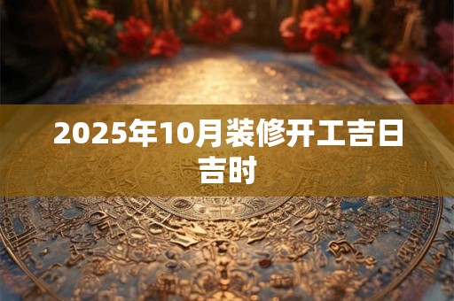 2025年10月装修开工吉日吉时