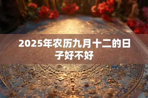2025年农历九月十二的日子好不好