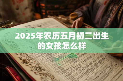 2025年农历五月初二出生的女孩怎么样