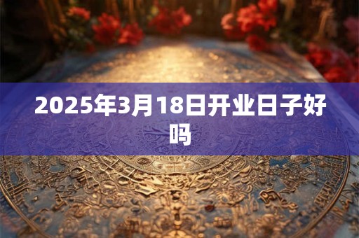 2025年3月18日开业日子好吗