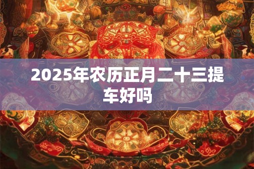 2025年农历正月二十三提车好吗