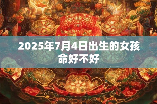 2025年7月4日出生的女孩命好不好