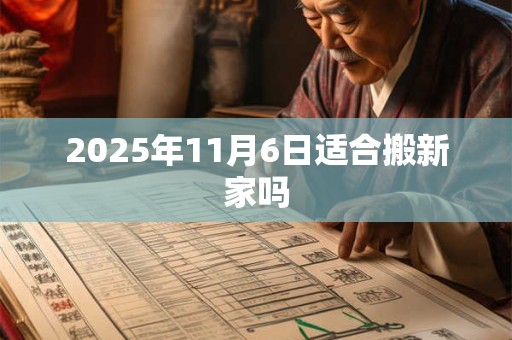2025年11月6日适合搬新家吗 2025年11月6日适合搬新家吗