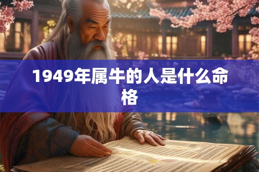 1949年属牛的人是什么命格