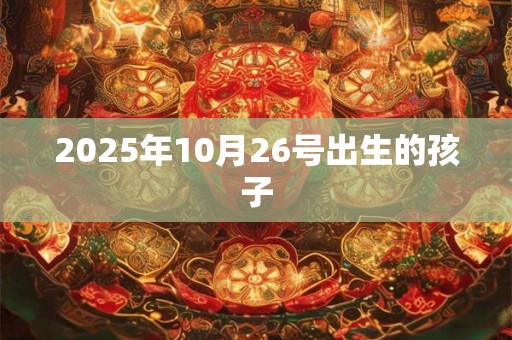 2025年10月26号出生的孩子 2025年10月26号出生的孩子
