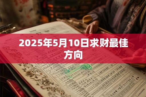 2025年5月10日求财最佳方向