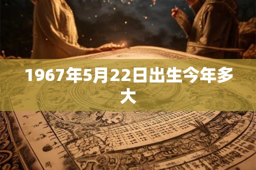 1967年5月22日出生今年多大