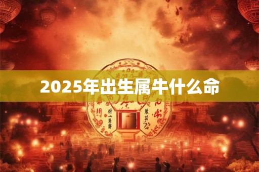 2025年出生属牛什么命 2025年出生属牛什么命