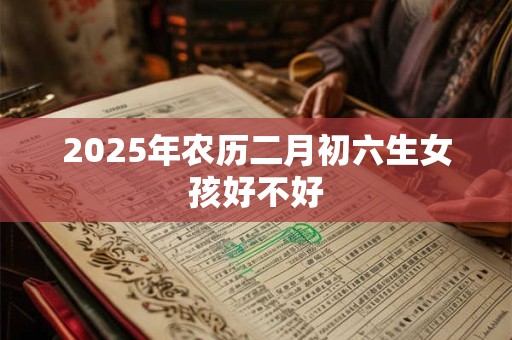 2025年农历二月初六生女孩好不好