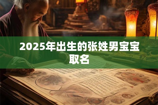 2026年出生的张姓男宝宝取名