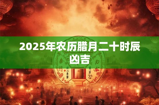 2025年农历腊月二十时辰凶吉