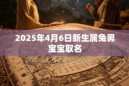 2025年4月6日新生属兔男宝宝取名