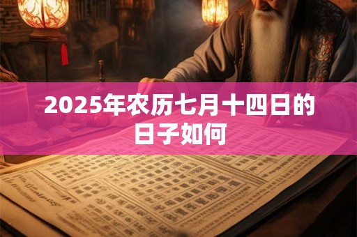 2025年农历七月十四日的日子如何