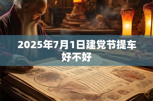 2026年7月1日建党节提车好不好