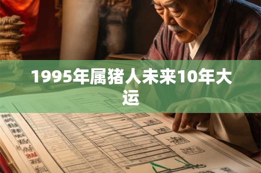 1995年属猪人未来10年大运