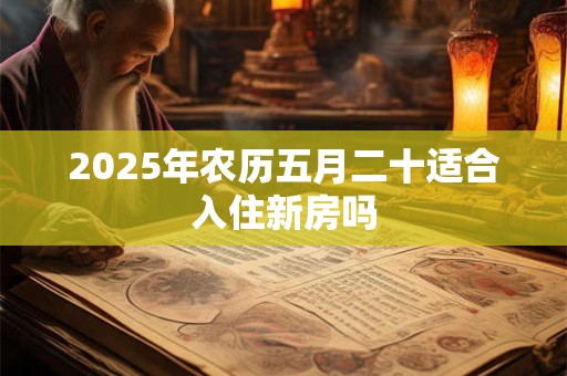 2025年农历五月二十适合入住新房吗