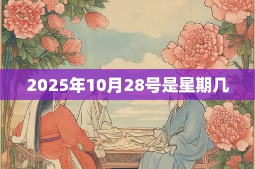 2025年10月28号是星期几 2025年10月28号是星期几