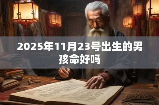2025年11月23号出生的男孩命好吗