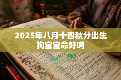 2025年八月十四秋分出生狗宝宝命好吗 2025年八月十四秋分出生狗宝宝命好吗