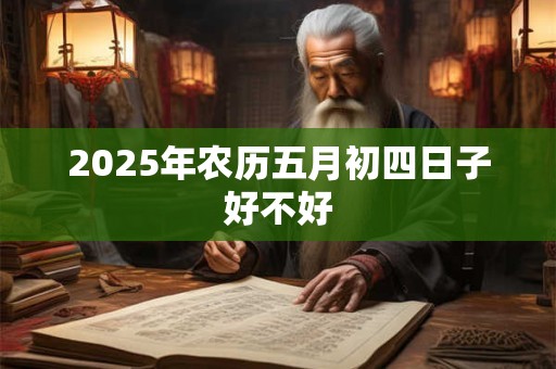 2025年农历五月初四日子好不好