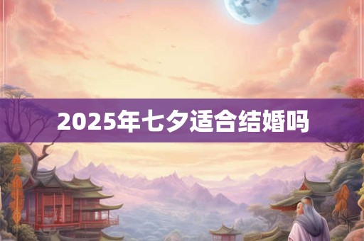 2025年七夕适合结婚吗 2025年七夕适合结婚吗