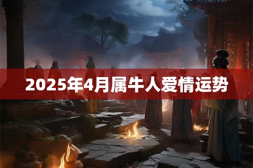 2025年4月属牛人爱情运势 2025年4月属牛人爱情运势