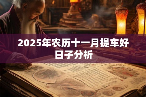 2025年农历十一月提车好日子分析