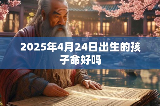 2025年4月24日出生的孩子命好吗 2025年4月24日出生的孩子命好吗