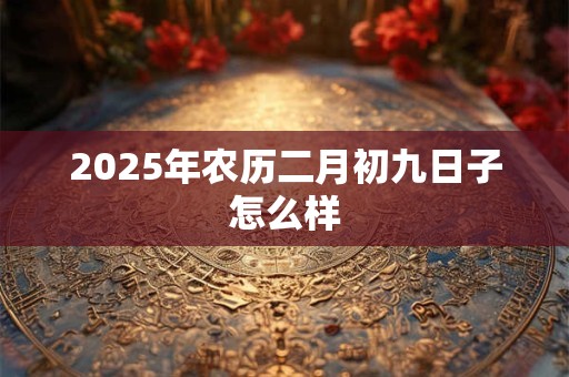 2025年农历二月初九日子怎么样 2025年农历二月初九日子怎么样