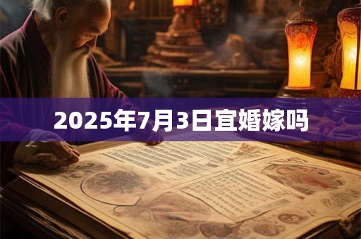 2025年7月3日宜婚嫁吗 2025年7月3日宜婚嫁吗
