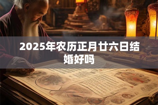 2025年农历正月廿六日结婚好吗 2025年农历正月廿六日结婚好吗