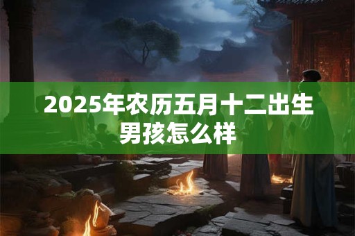 2025年农历五月十二出生男孩怎么样 2025年农历五月十二出生男孩怎么样
