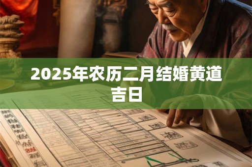 2025年农历二月结婚黄道吉日 2025年农历二月结婚黄道吉日