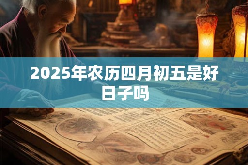2025年农历四月初五是好日子吗