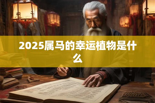 2025属马的幸运植物是什么 2025属马的幸运植物是什么