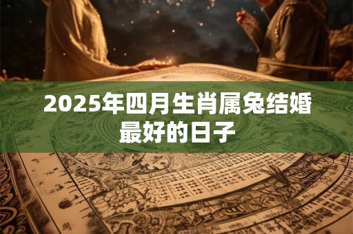 2026年四月生肖属兔结婚最好的日子 2026年四月生肖属兔结婚最好的日子