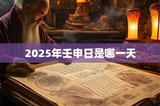 2025年壬申日是哪一天