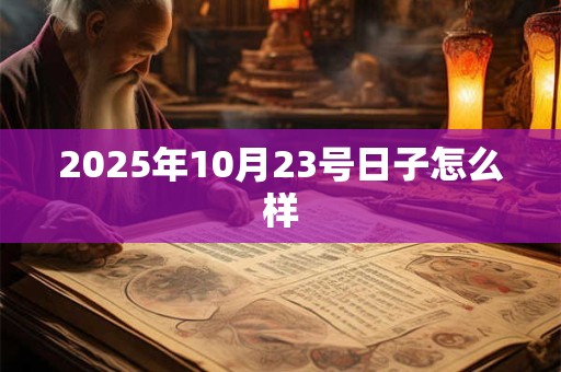2025年10月23号日子怎么样 2025年10月23号日子怎么样