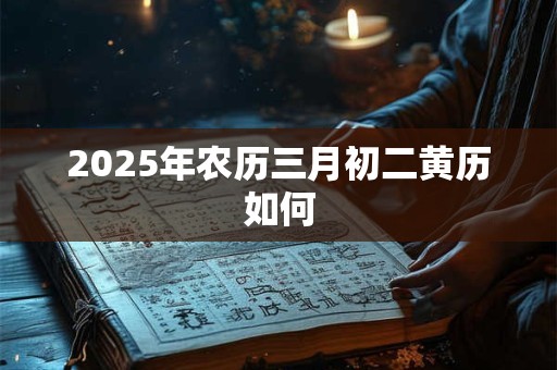 2025年农历三月初二黄历如何 2025年农历三月初二黄历如何