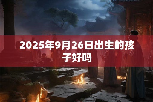 2025年9月26日出生的孩子好吗 2025年9月26日出生的孩子好吗