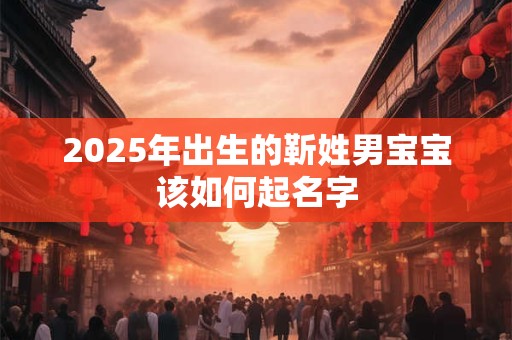 2025年出生的靳姓男宝宝该如何起名字 2025年出生的靳姓男宝宝该如何起名字