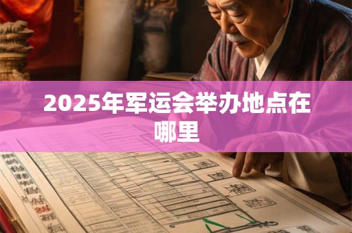 2025年军运会举办地点在哪里 2025年军运会举办地点在哪里