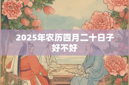 2025年农历四月二十日子好不好 2025年农历四月二十日子好不好