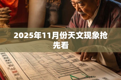 2025年11月份天文现象抢先看 2025年11月份天文现象抢先看