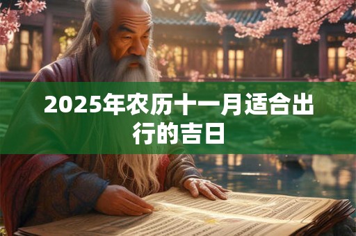2025年农历十一月适合出行的吉日 2025年农历十一月适合出行的吉日