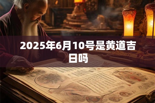 2025年6月10号是黄道吉日吗 2025年6月10号是黄道吉日吗